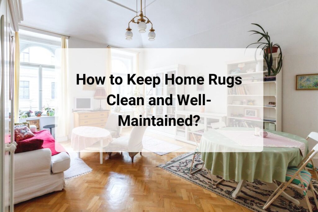 How to Keep Home Rugs Clean and Well-Maintained?